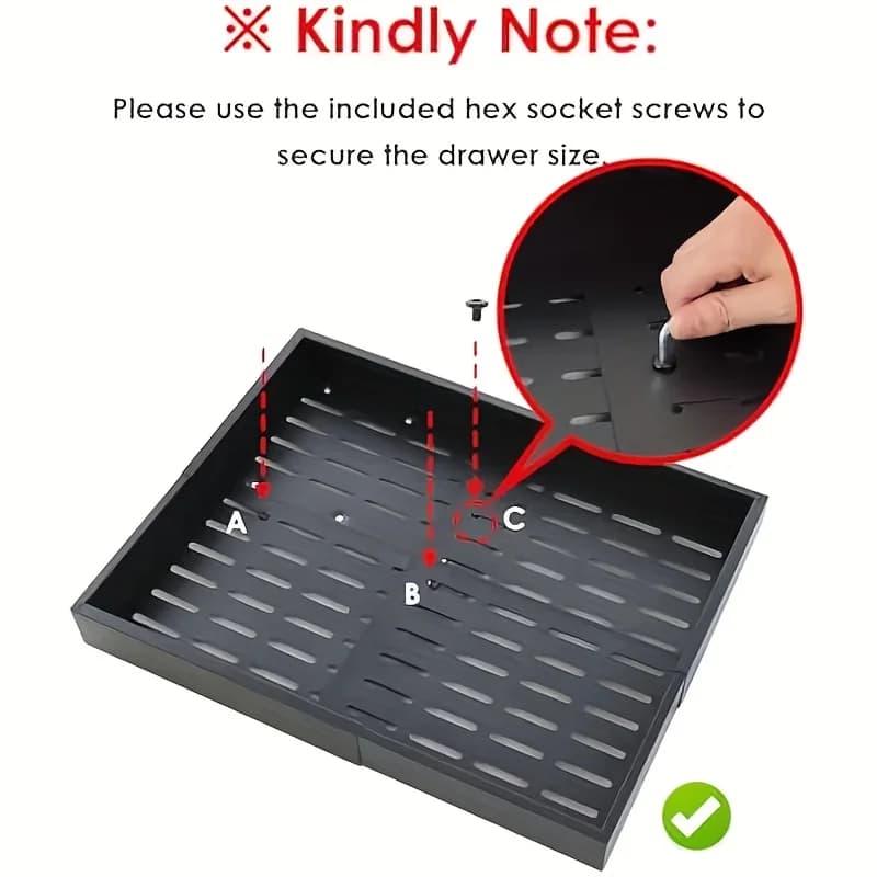 Pull Out Tray Organizer Kitchen Storage Rack Cabinet Expandable Under Sink Spice Boxes Silent Slide Drawer Style Bowl Dish Shelf - 2