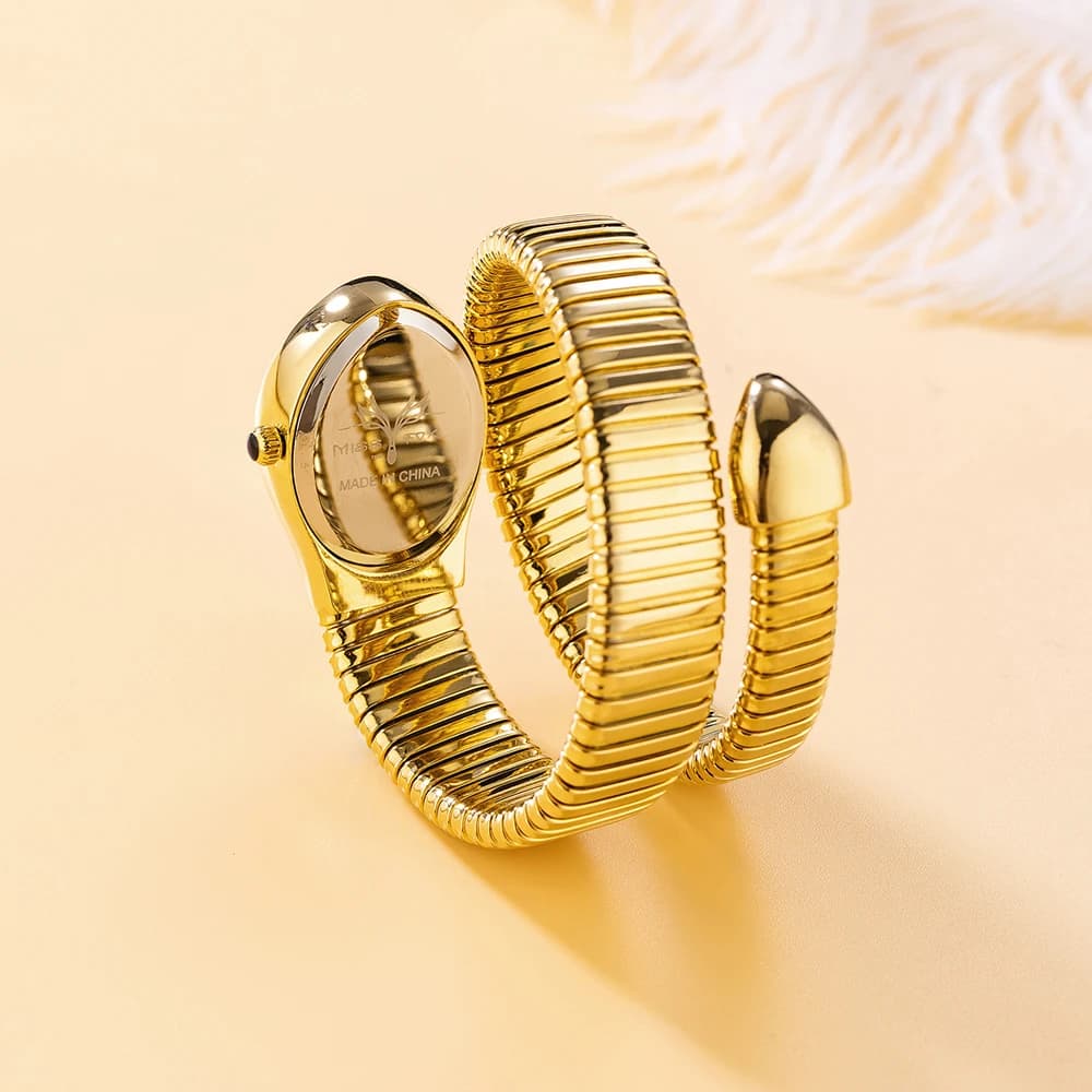 Top Brand MISSFOX Women's Watches New Quartz Snake Shape Simple Ladies Watch Fashion Unique Strap Waterproof Wristwatches - 4