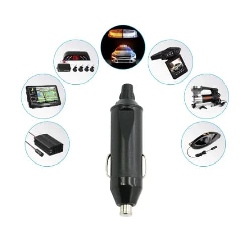 12 فولت 24 فولت سيارة ولاعة السجائر عالية التيار الكهربائي التوصيل 20A فيوز أنبوب شاحن السيارات العالمي - 3