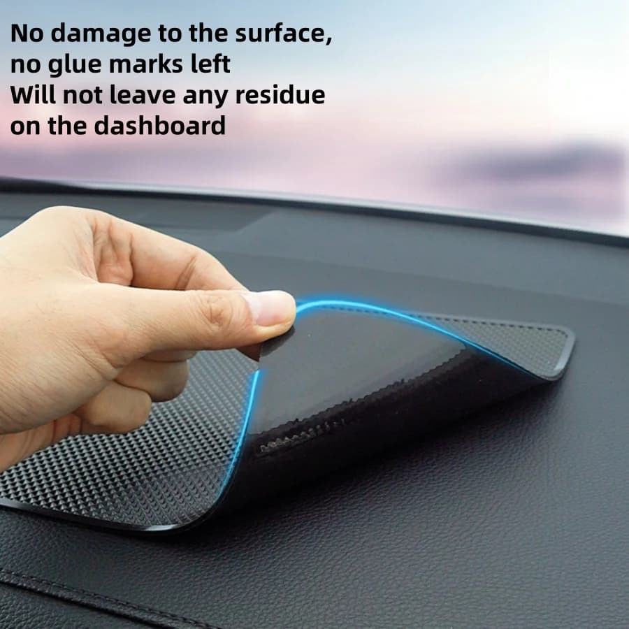 Universal Car Dashboard Non Slip Grip Sticky Pad Phone Holder Mat Anti-skid Silicone Mat Car Mat Car Interior Accessories - 3