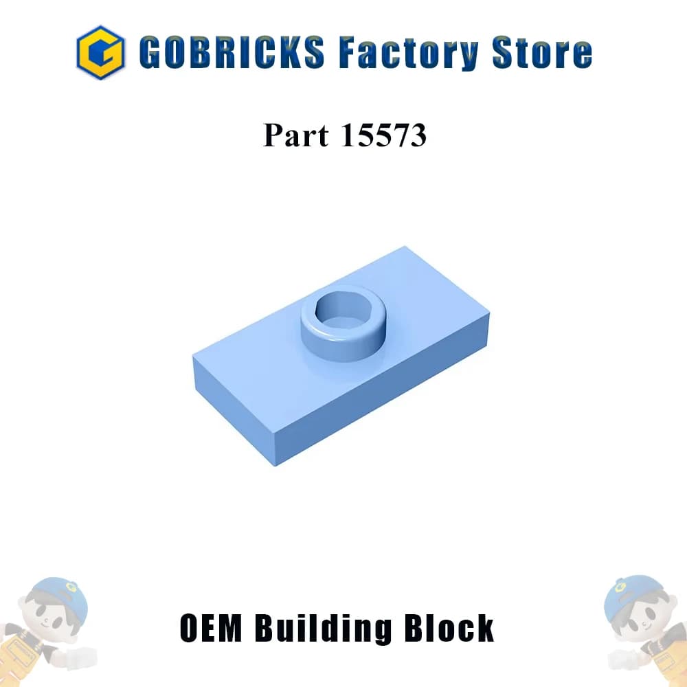 Gobricks 10 قطع MOC أجزاء طوب متوافقة مع 15573 3794 ألعاب أطفال تجميع مكعبات بناء لعبة تعليمية تقنية
