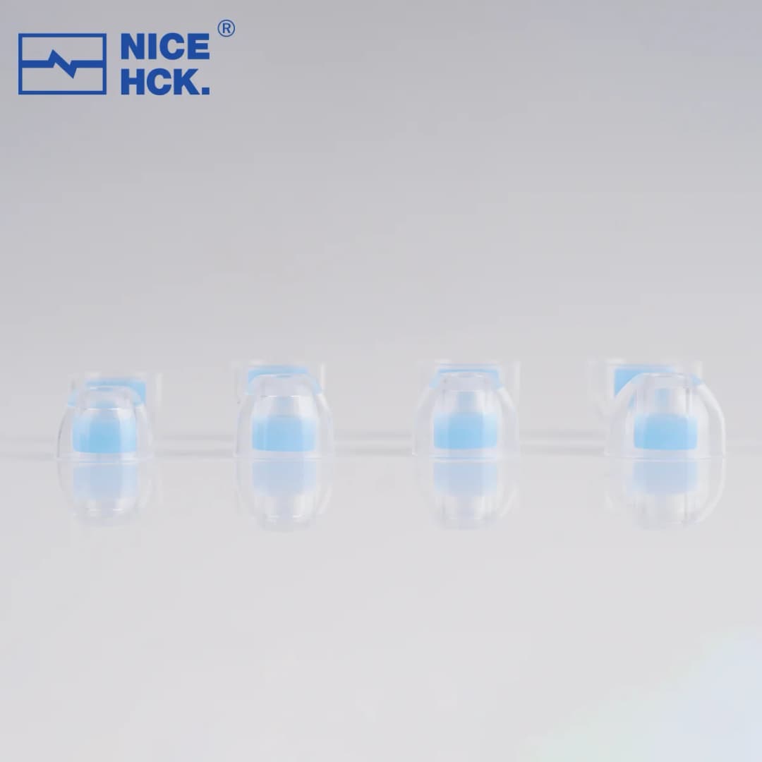 نصائح عزل الضوضاء من NICEHCK C04، نصائح أذن من السيليكون السائل، صديقة للبشرة، عالية الدقة لسماعات NX8 وHimalaya V16 وCantor