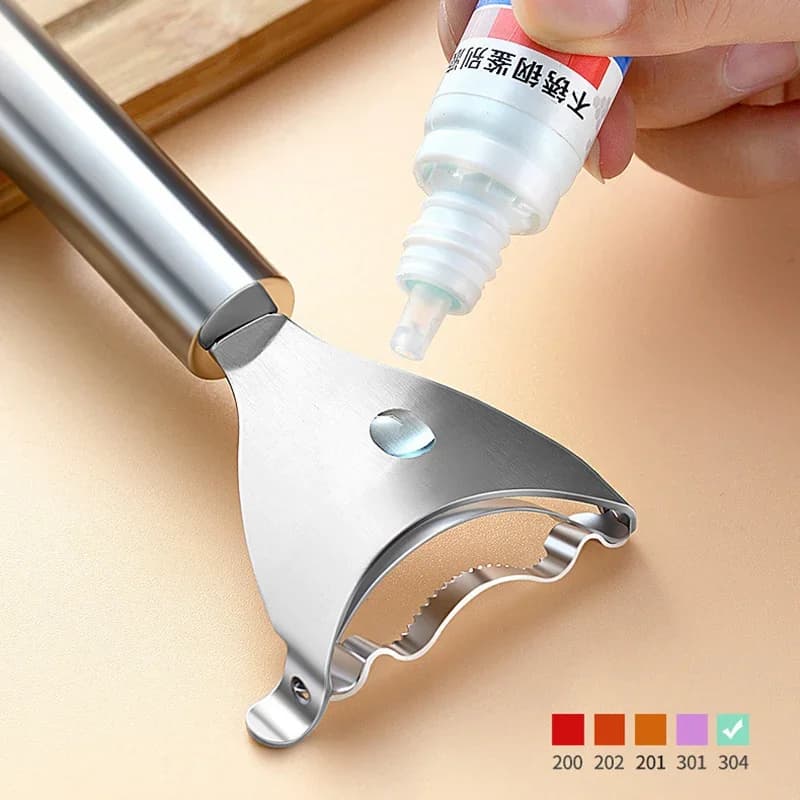 Stainless Steel Corn Planer Ergonomic Handle Corn Peeler Peel, Separate & Enjoy Fresh Corn with Minimal Effort - 5