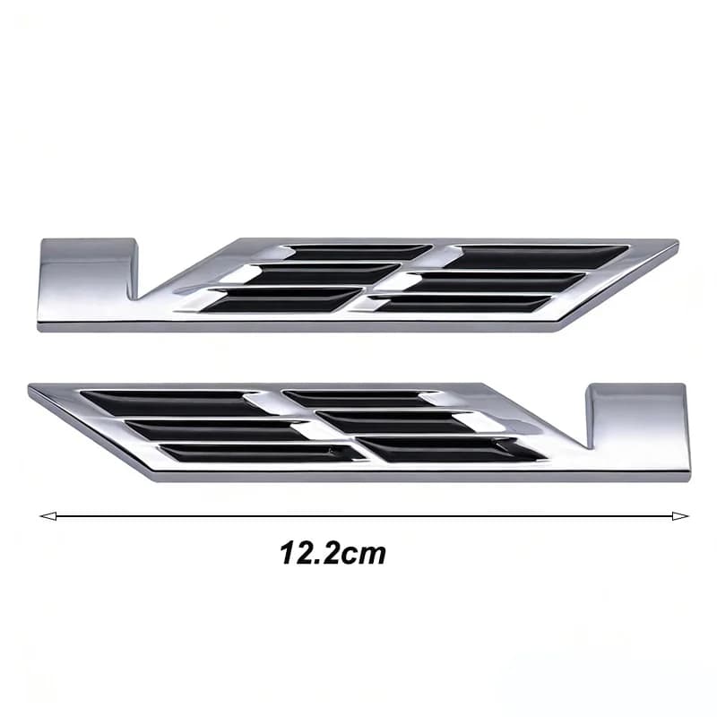 3D Metal Car Fender Decorative Sticker For Cadillac CT4 CT5 CT6 XT4 XT5 Sports Modification Accessories - 4