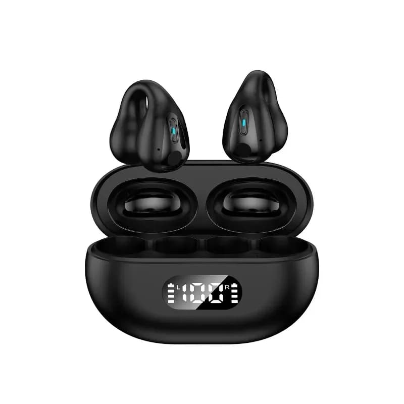 NEW TWS Q80 Wireless Headphones Bluetooth 5.3 Bone Conduction Earphones Earclip Design Touch Control Led Earbuds Sports Headsets - 6