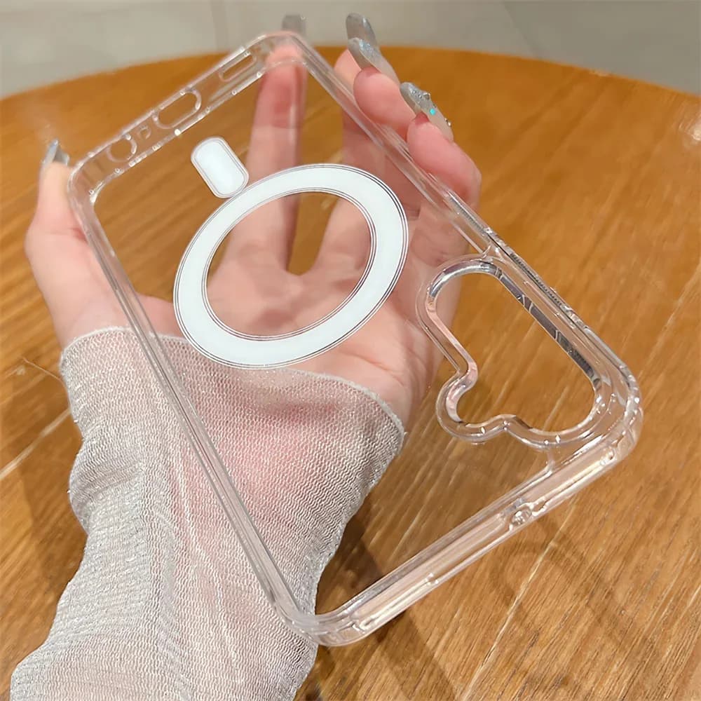 غطاء هاتف مغناطيسي من السيليكون، مناسب لـ Samsung A17-S22، متوافق مع 5G