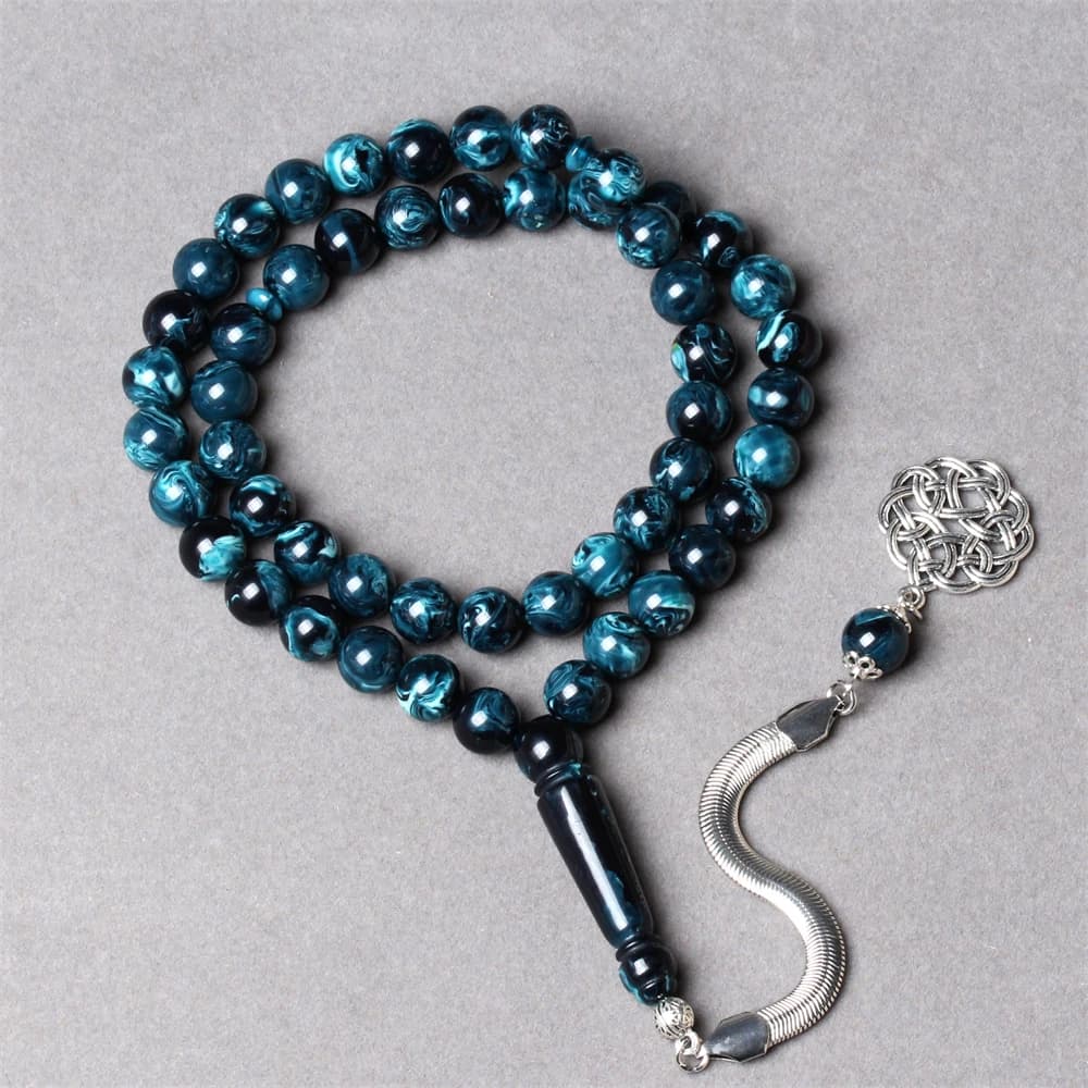 Tasbih الاصطناعي العنبر الراتنج مسلم حبة المسبحة misbaha عيد هدية الإسلامية مسبحة التركية مجوهرات 33 سبحة صلاة سوار