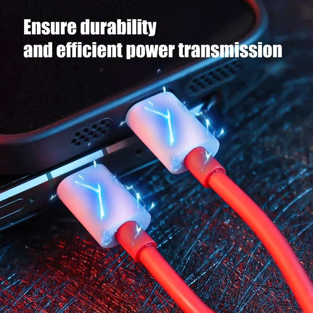 65W 6A USB C to USB C Super Fast Charging Cable Quick Charger Wire Long Lasting Mobile Phone Data Cord For Oneplus 13 12 11 Pro - 3