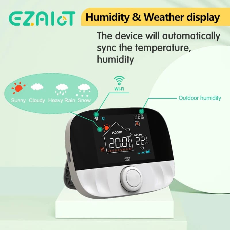 Tuya Smart Home Wifi Heating Thermostat  Wireless Floor Heater Water Gas Boiler Smart Life Temperature Controller Alexa Google - 5