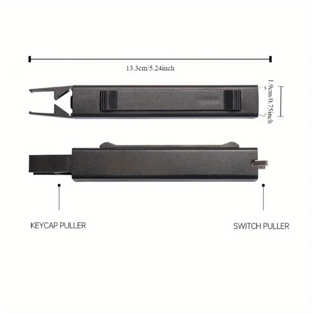 أداة سحب مفتاح 2 في 1 أداة سحب غطاء المفتاح لسحب مفتاح التبديل للوحات المفاتيح الميكانيكية ولوحات مفاتيح الألعاب أدوات تنظيف DIY - 5