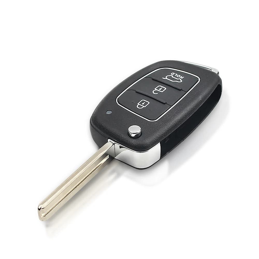 KEYYOU Car Remote Flip Key Fob For Hyundai  Accent Ix35 IX45 I30 Solaris Tucson I20 Santa Fe 433Mhz ID46 Chip - 2