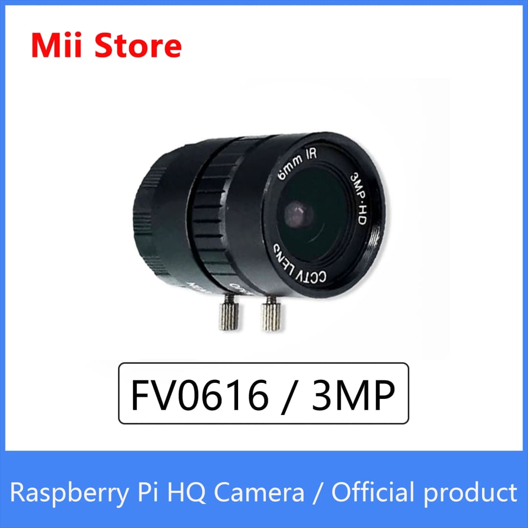 Official product Raspberry Pi HQ Camera FV0616/3MP 12.3MP Sony IMX477 with adjustable back focus and support CS-mount lenses - 4