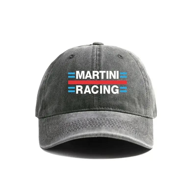 Martini Racing Baseball Caps Distressed Hats Cap Men Women Retro Outdoor Summer Adjustable Dad Hats - 4