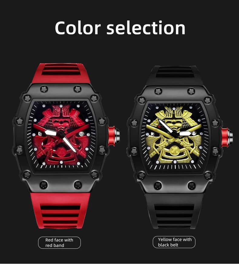 ساعة رجالية على شكل برميل، مضيئة، مقاومة للماء، حزام سيليكون، تقويم، رياضية، جديدة - 5