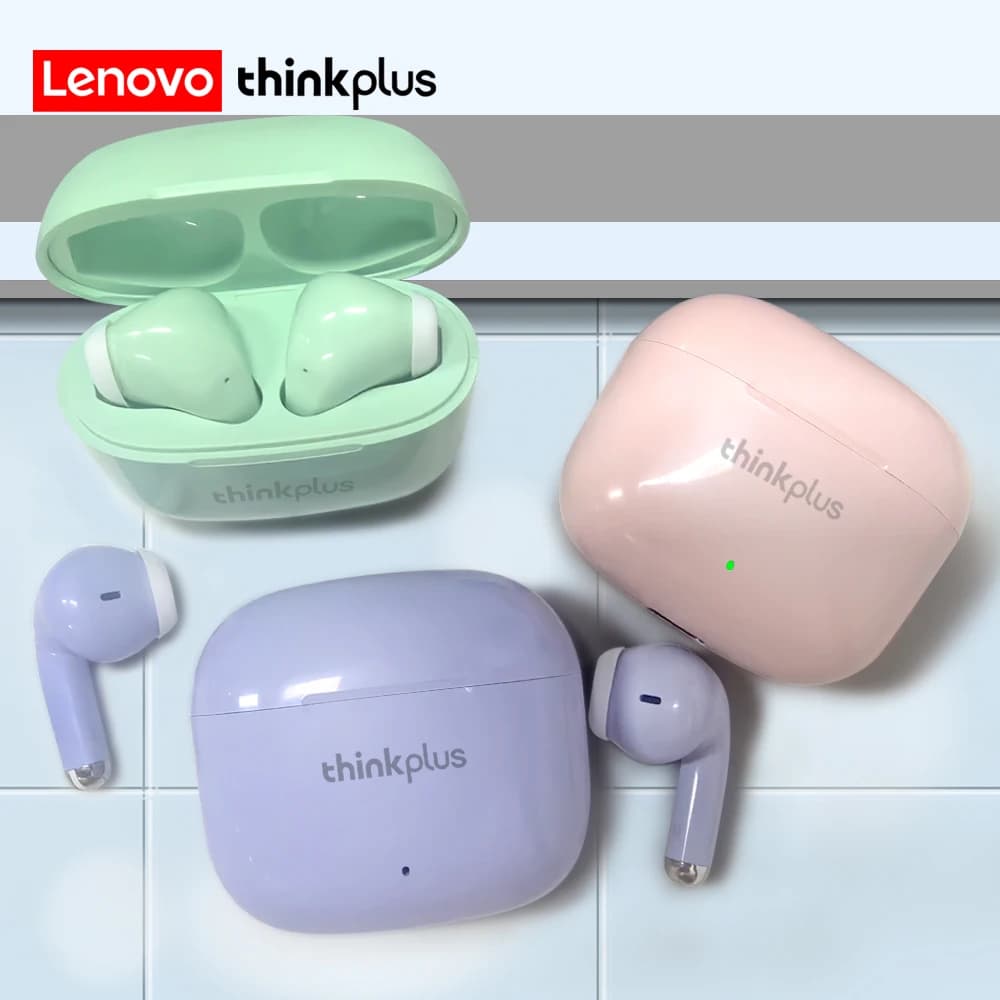 سماعات لينوفو ثينك بلس LP40pro بلوتوث لاسلكية بتصميم مريح، ترجمة ذكية، جودة صوت عالية، ومكالمات HD - 3