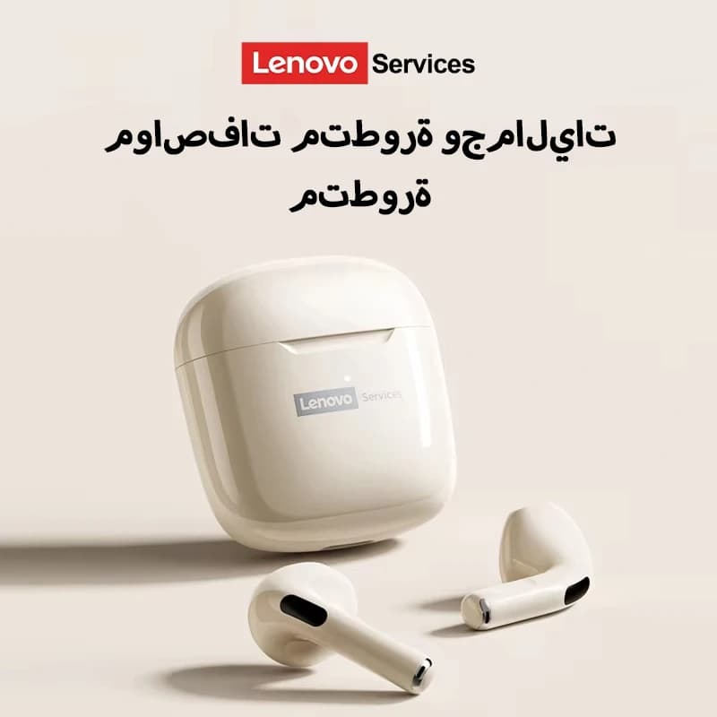 سماعات رأس لينوفو LE201 TWS لاسلكية بلوتوث V6.0، عمر بطارية طويل، سماعات أذن رياضية داخل الأذن، ستيريو HiFi، مكالمات HD - 5