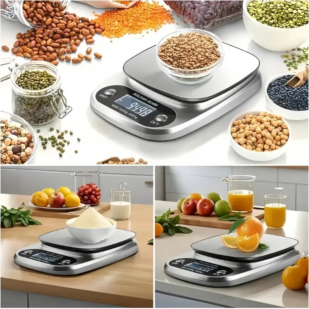 10kg/1g Digital Kitchen Scale High precision LCD Electronic Food Scale Jewelry Coffee Baking Portable High-quality Kitchen Tools - 2