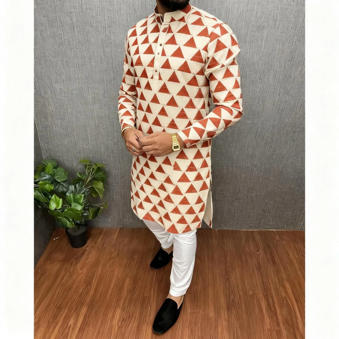 Longline White Shirts Muslim Men Prayers Clothes Luxury African Style Bronzing Vestido Arabe Para Hombre Tenue Marocaine Homme - 2