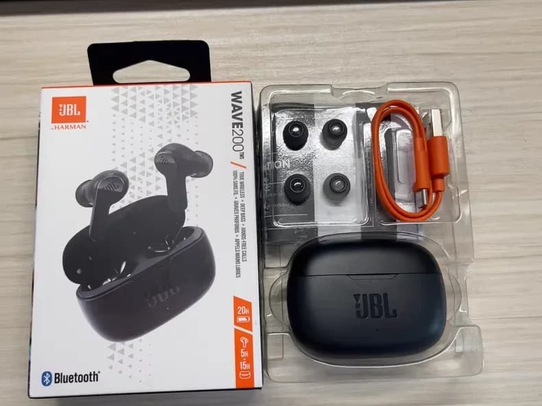JBL ويف 200TWS سماعات بلوتوث لاسلكية حقيقية إلغاء الضوضاء هاي فاي رياضية داخل الأذن - 5