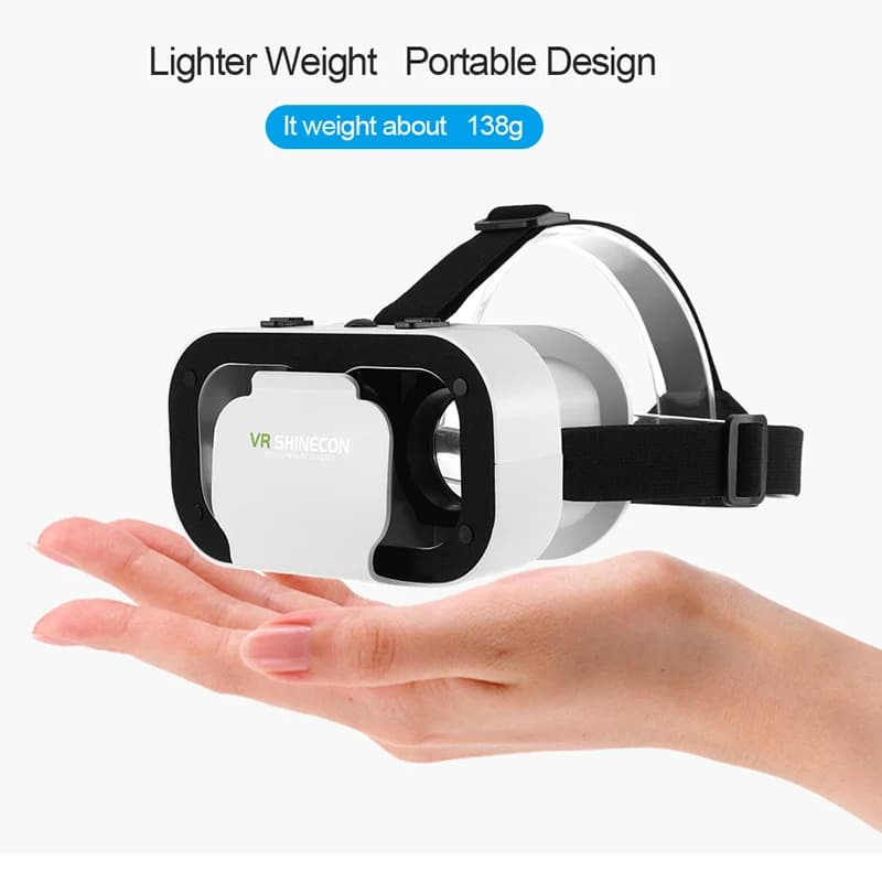 VR Shinecon Helmet 3D Glasses Virtual Reality For Smartphone Smart Phone Headset Goggles Casque Wirth Viar Binoculars Video Game - 5