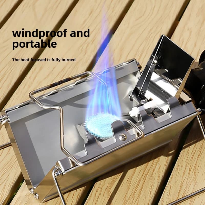2600W Portable Camping Stove Portable Folding Gas Burner Outdoor Picnic Travel Cooking Grill Cooker Outdoor Camping Stove - 2