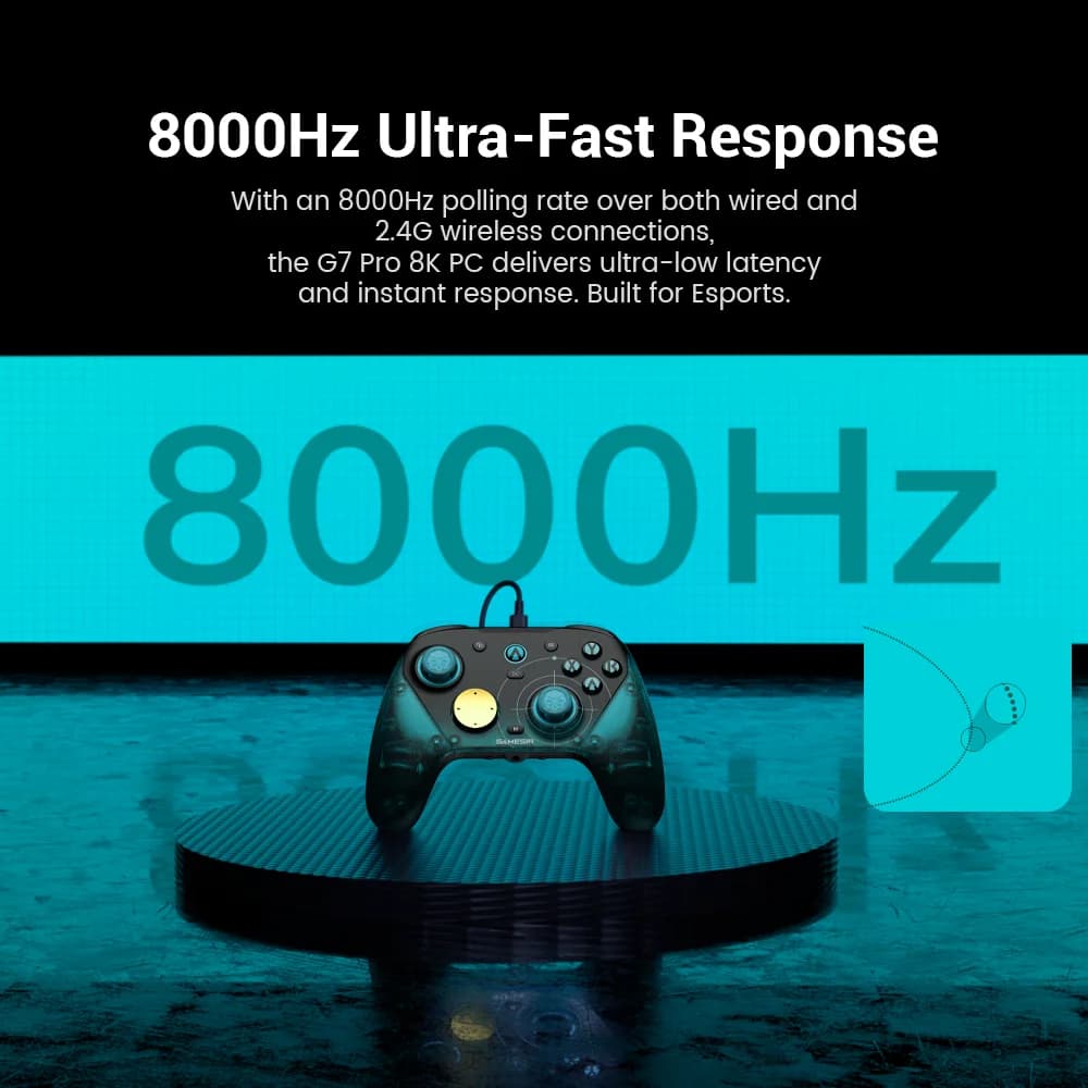 GameSir G7 Pro 8K Aimlabs Edition Wireless Switch Controller 8000Hz Polling Rate Gamepad, TMR Gen-2 Joystick Hall Effect Trigger - 4