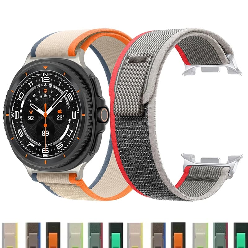 Nylon Straps For Samsung Galaxy Watch 8/8 Classic  40 44mm 46mm Smartwatch Watchband Sport Loop Bracelet For Galaxy Watch 8 Band