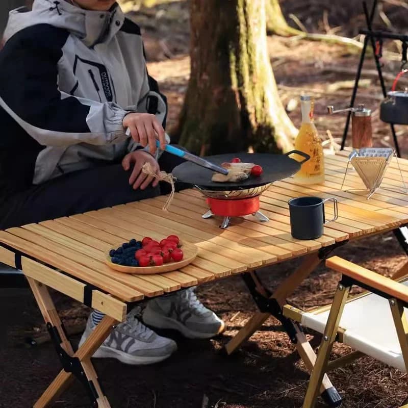 Windproof Outdoor Mini Portable Small Card Stove Picnic Stove Head Stove Mountain Climbing Travel Folding Stove Camping Stove - 3