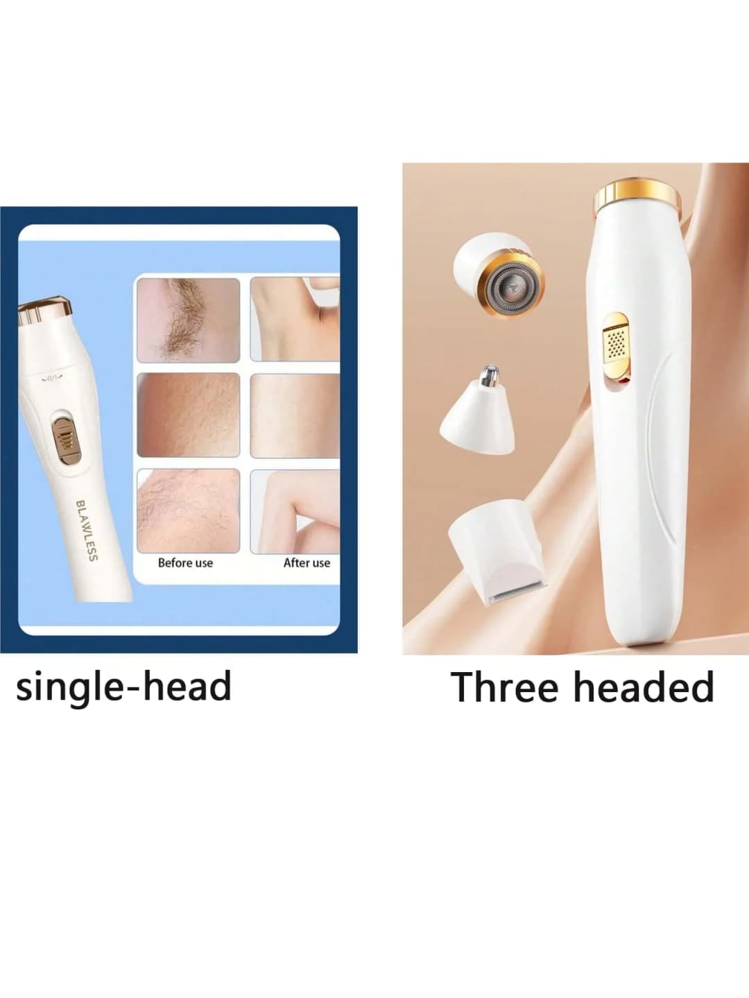 2026 Lady Shaver Hair Remover Women Razor Cordless Facial Hair Remover Machine Bikini Trimmer Leg Electric Razor Rechargeable - 3