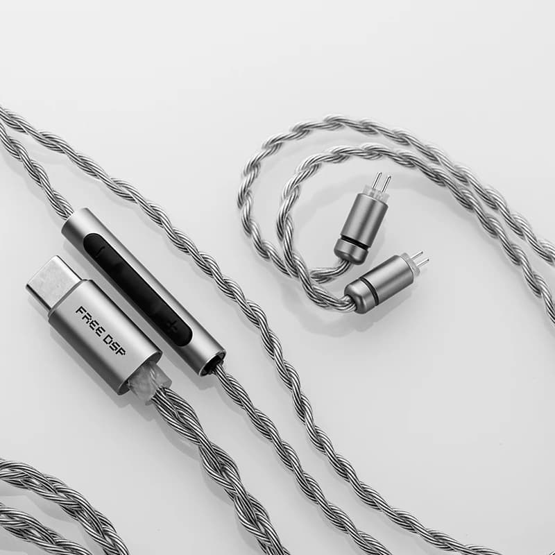 MOONDROP FREE DSP USB-C Earphone Upgrade Cable Fully Balanced Audio Output In-Ear Headphones Line - 2