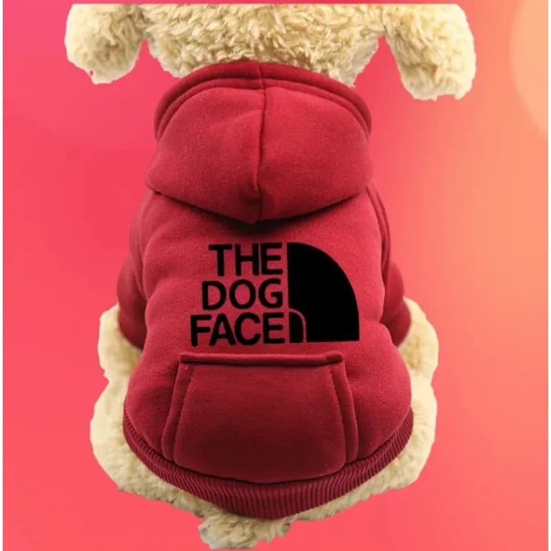 Autumn and winter sweater cowboy pocket two-legged clothes sports wind pet clothes dog cat pet clothes supplies - 2