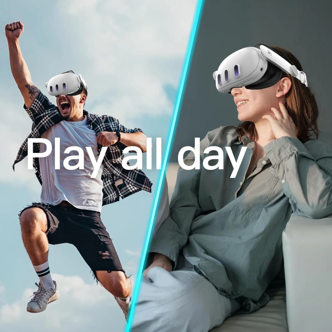 حزام رأس قابل للتعديل لسماعات الرأس Meta Quest 3S VR، حزام النخبة، راحة معززة لملحقات Meta Quest 3 - 6