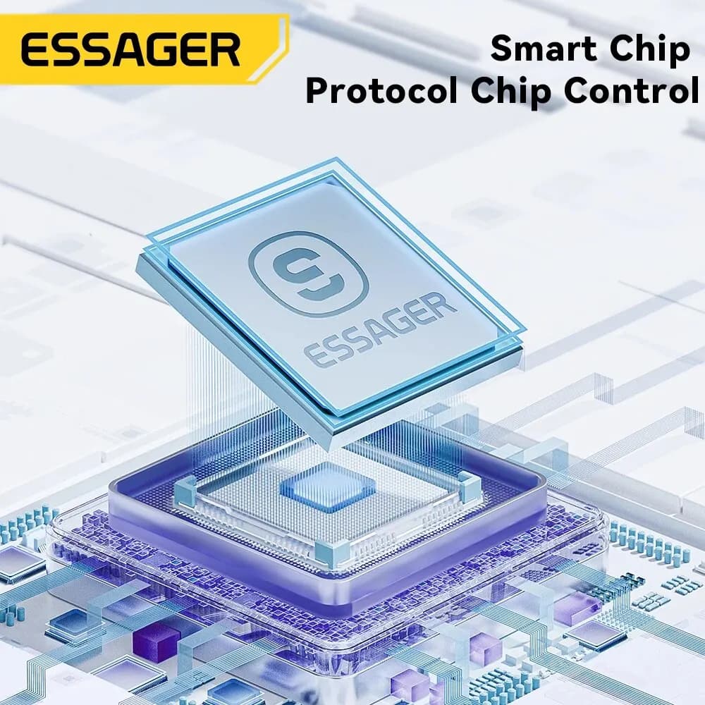 Essager 7A USB A To Type C Fast Charging Cable 100W Magnetic Suction Anti Winding Data Wire Cord For iPhone 15 Huawei Xiaomi - 5