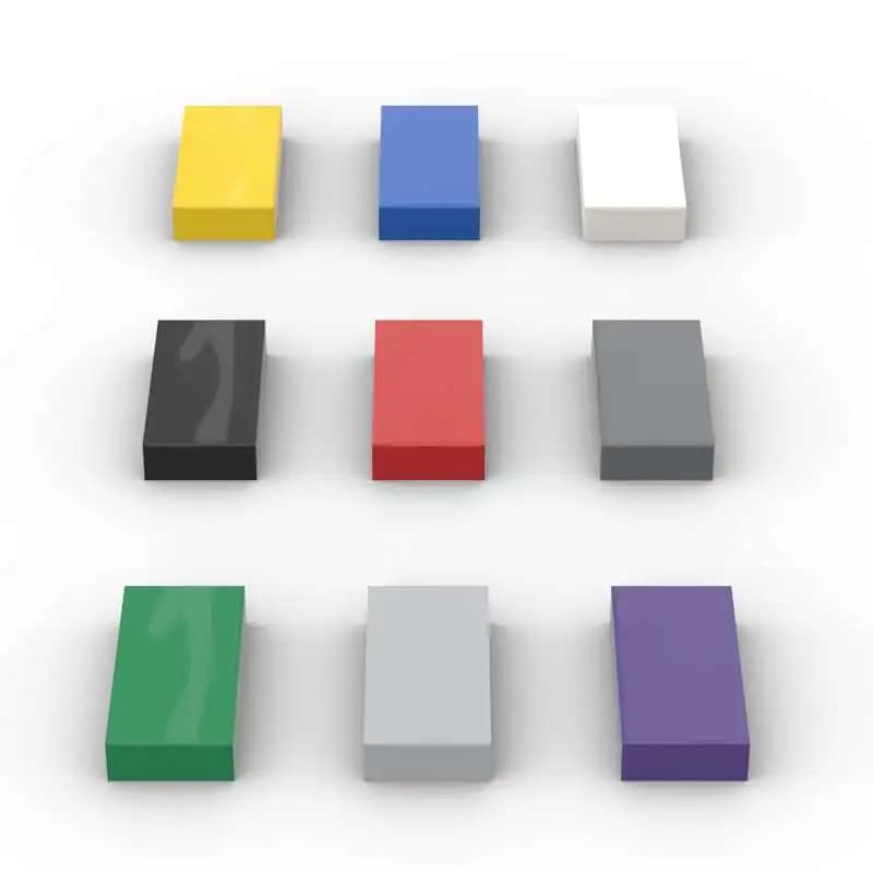 مجموعة بناء MOC 10 قطع 3069 إطار 1x2 مع لوحة تقنية وإضاءة فكرة لعبة هدايا أعياد ميلاد الأطفال