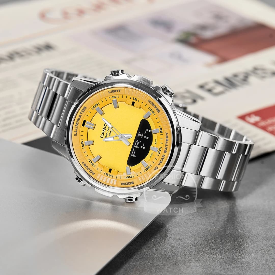 Casio watches for men top brand luxury set LED pointer dual display Waterproof military Watch relogio masculino AMW-880 Series - 2