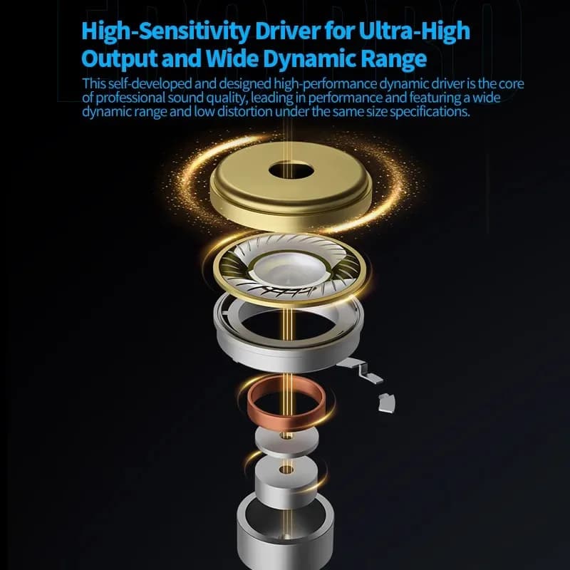 سماعة رأس جديدة من KZ EDC Pro، سماعة أذن ديناميكية داخل الأذن، سماعة رأس سلكية HIFI، سماعات أذن باس ستيريو لألعاب الموسيقى، سماعات أذن رياضية لتقليل الضوضاء - 4