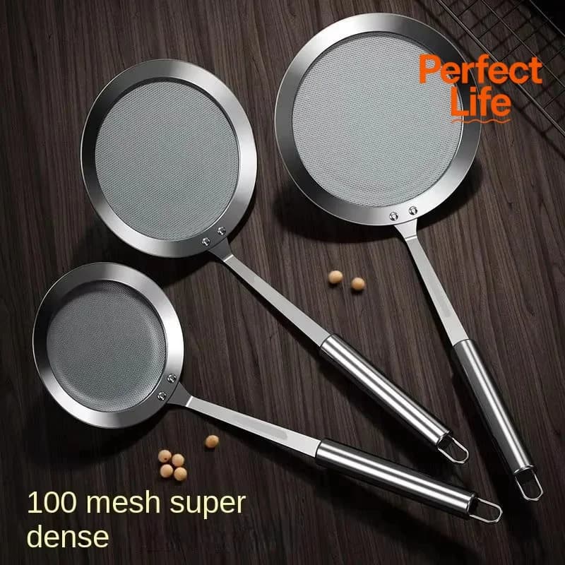 مرشح شبكة ناعمة من الفولاذ المقاوم للصدأ، مصفاة متعددة الوظائف للعصير والقهوة والشاي والخضروات، إكسسوارات المطبخ