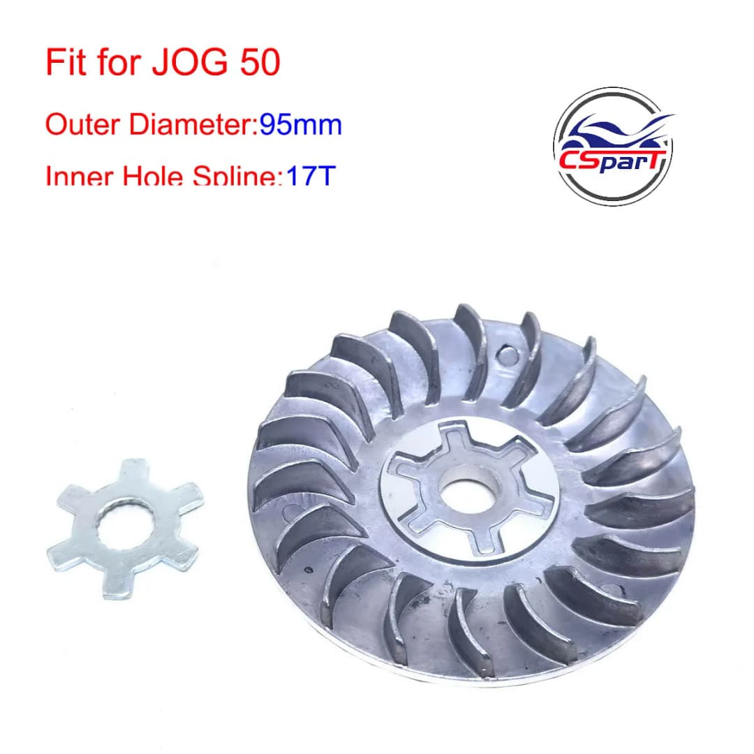 95MM 15T 17T CVT Variator Fan For Yamaha JOG 50 90 100 1PE40QMB 4DM Vento ZIP Keeway F-act Matrix Flash ARNATV Buggy Scooter - 3