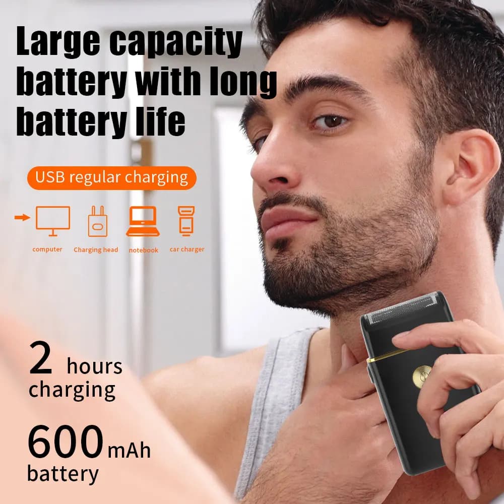 hiena 212 Professional Hair Cutter Mans Hair Clipper Set Metal Electric Cordless Hair Trimmer for Barber LCD Display Hair cutt - 4