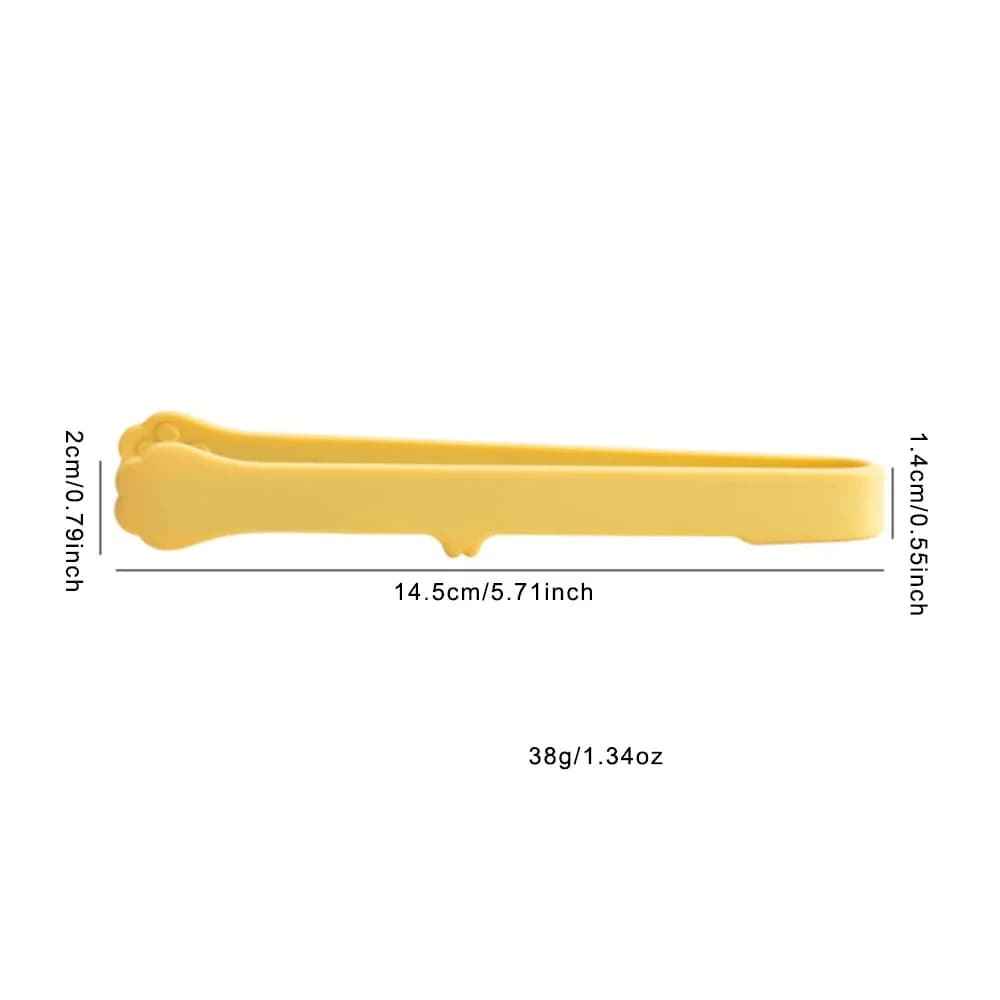 ملقط طعام سيليكون على شكل كف قط ياباني لإمساك الوجبات الخفيفة مع مقابض عدم الانزلاق للشواء والخبز وآيس كيوب، اكسسوارات مطبخ - 3