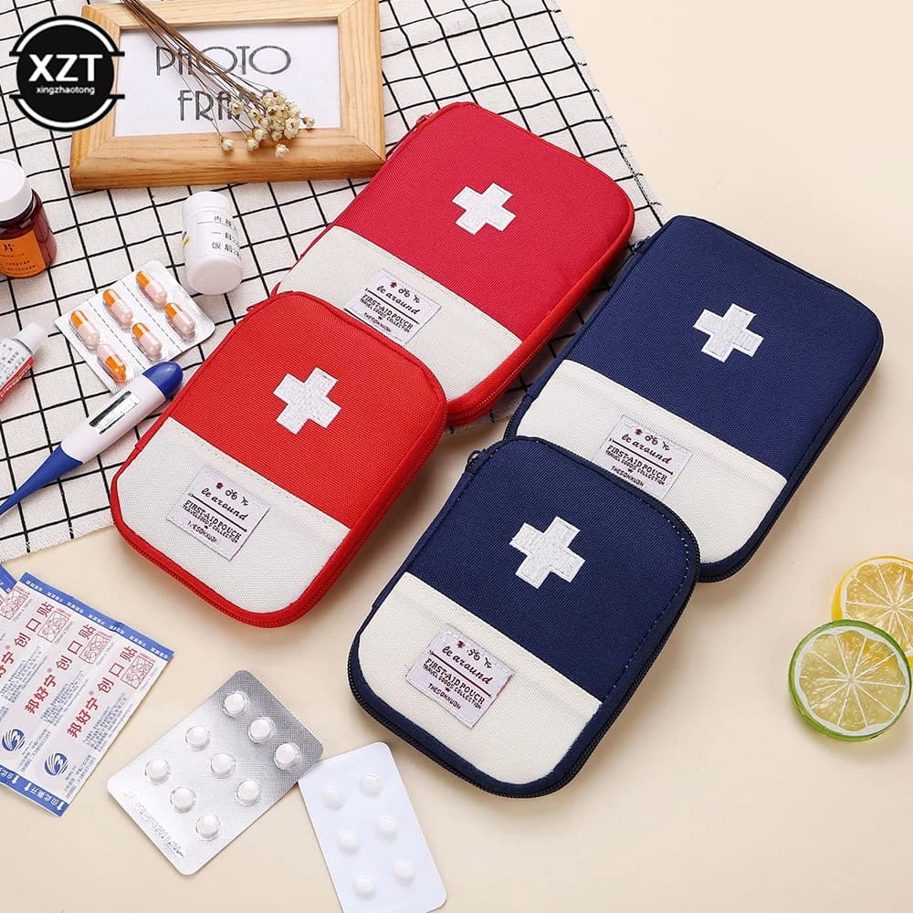 Portable First Aid Medical Kit Travel Outdoor Camping Useful Mini Medicine Storage Bag Camping Emergency Survival Bag Pill Case - 3