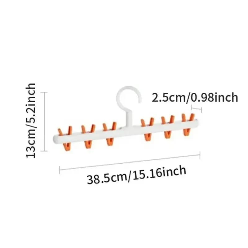 1pc Hats Socks Organizer Rack Hanging Peaked Cap Scarf Storage Rack Hanger Multifunctional Closet Wardrobe Storage Holder - 6