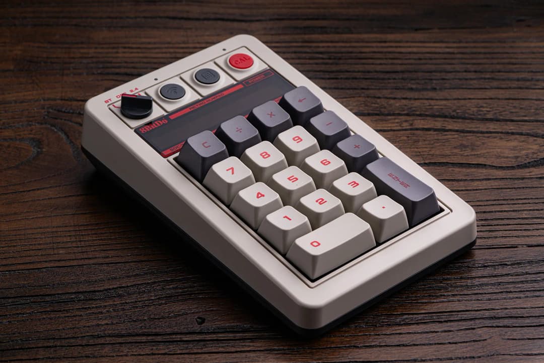 لوحة أرقام ميكانيكية 8BitDo Retro 18، تدعم وضع الآلة الحاسبة، بلوتوث، 2.4G، لوحة أرقام سلكية لنظامي ويندوز وأندرويد - 5