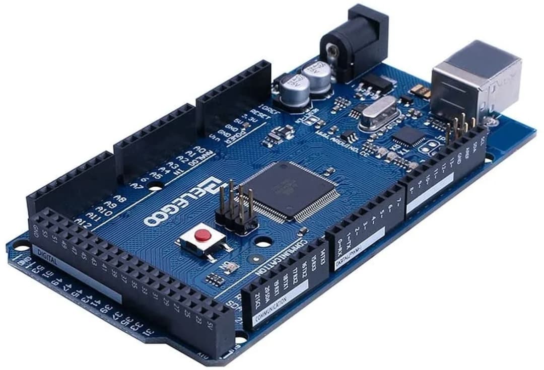 لوحة ELEGOO MEGA R3 ATmega 2560-16AU+ مع كابل USB متوافقة مع مشاريع Arduino IDE مطابقة لـ RoHS - 4