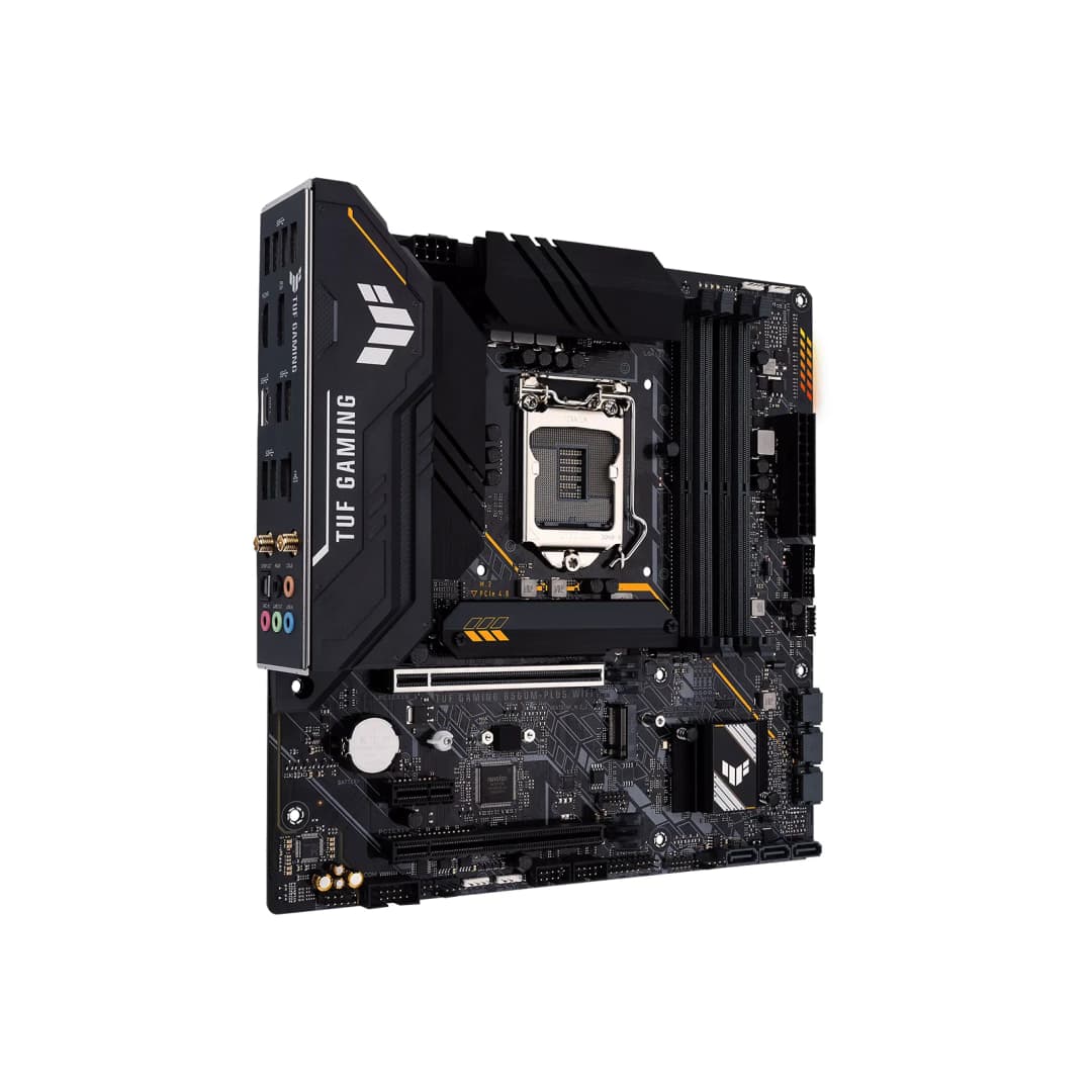لوحة أم ASUS TUF GAMING B560M-PLUS WIFI، مقبس LGA1200، معالج DDR4 5000(O.C) MHz، شريحة B560، لوحة رئيسية mATX - 3