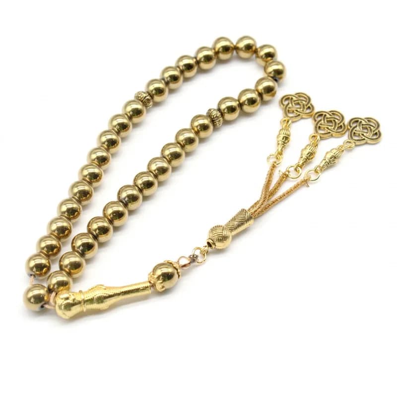 تسبيح أسود 8 ملم، 33 حبة، سبحة صلاة بأسلوب بسيط، للجنسين، يدوية الصنع، إسلامية عربية، مجوهرات وإكسسوارات - 2