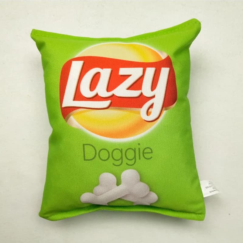 Funny Crisps Dog Toys Interaction Chew Molars Plush Dog Toys Bite Resistance Clean Teeth Oral Cavity Puppy Toys Pet Accessories - 6