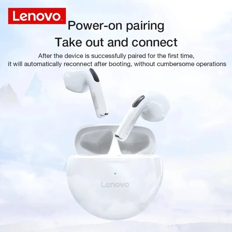 Lenovo HT38 TWS Earphone Wireless Fone Bluetooth Headphones AI Control Mini Headset Dual Mic Noise Reduction HiFi Stereo Earbuds - 3