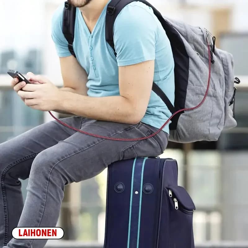 LAIHONEN كابل USB آيفون 5 6 7 8 Plus X XS XR 11 12 13 14 Pro Max SE 1m 2m 3m طويل قصير iOS شاحن البيانات الحبل شحن سريع - 4