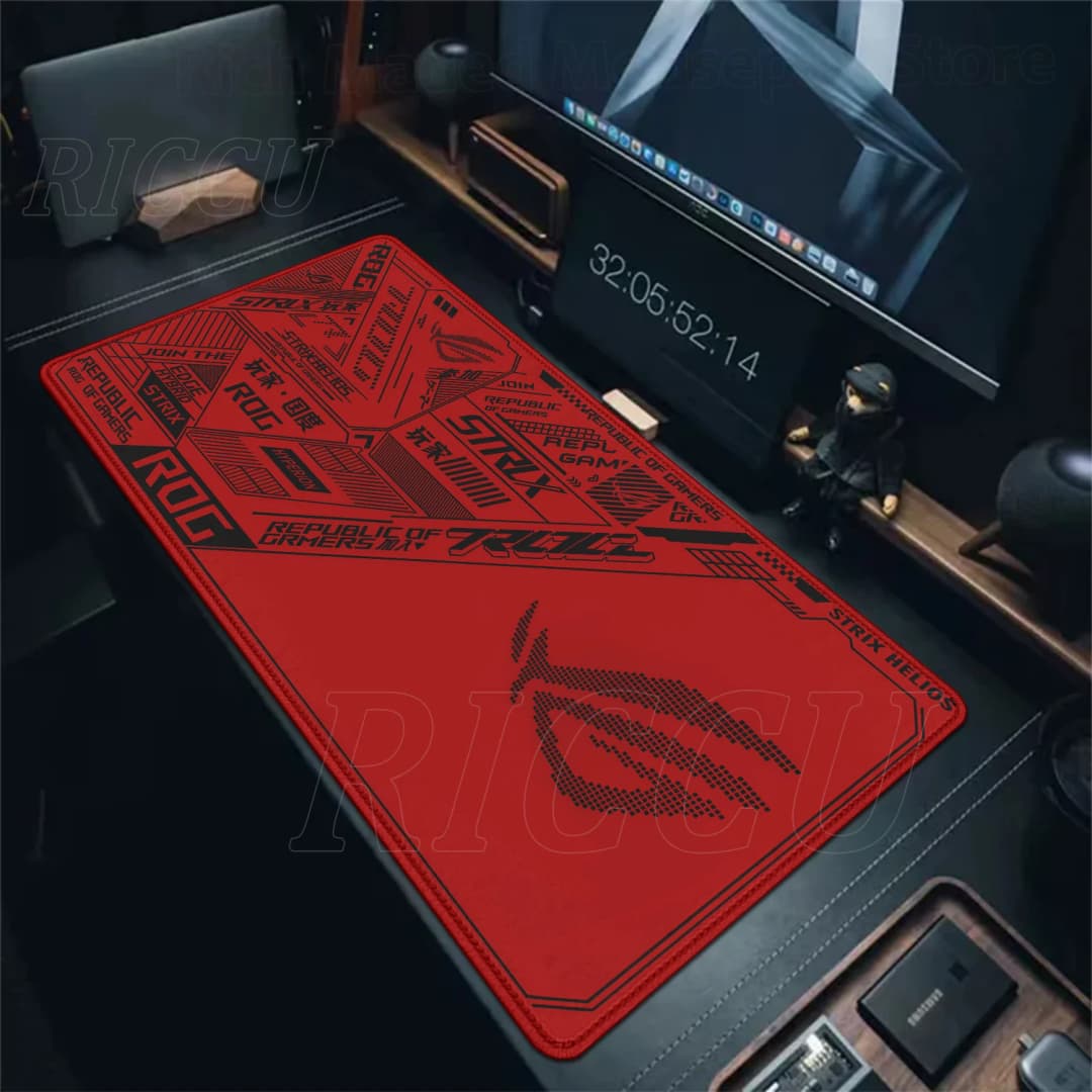 ASUS Xxl Mouse Mat ROG Republic of Gamers Large Gaming Mouse Pad Non-Slip Rubber Carpet Computer Desk Mat Keyboard Pad Playpad - 2